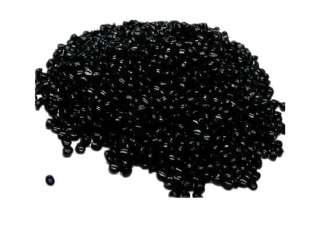 Black masterbatch granules for plastic applications