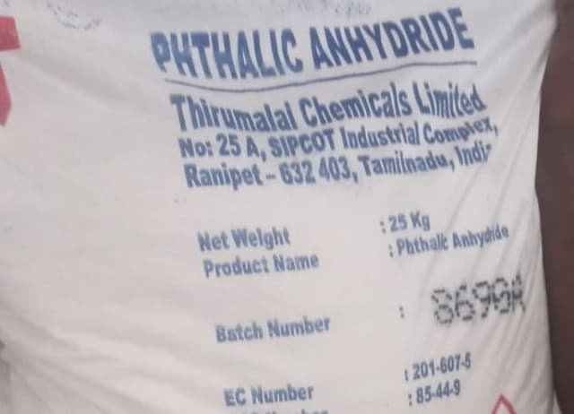 25 kg bag of Phthalic Anhydride from Thirumalai Chemicals