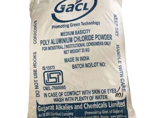 25 kg bag of Poly Aluminum Chloride Powder