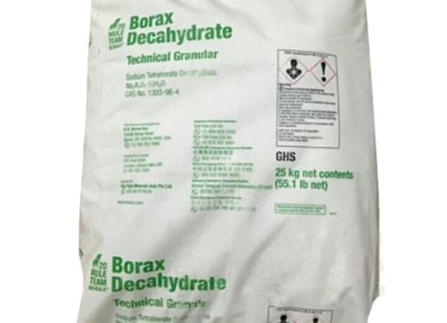 25 kg bag of Borax Decahydrate granules
