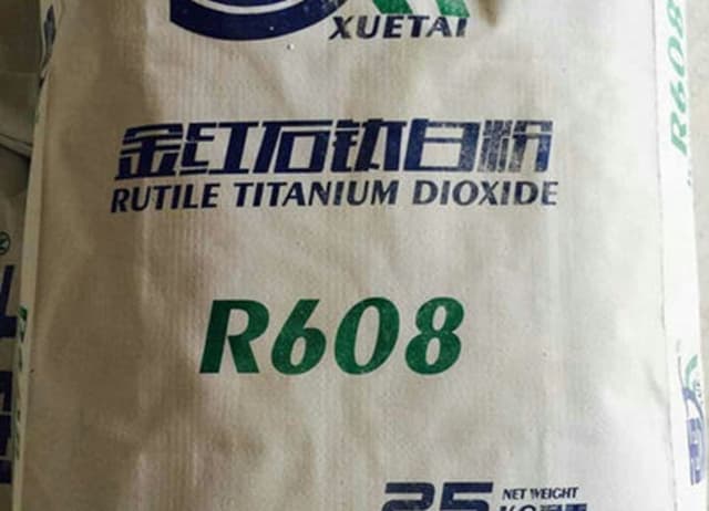 Rutile Titanium Dioxide R608 in 25 kg packaging