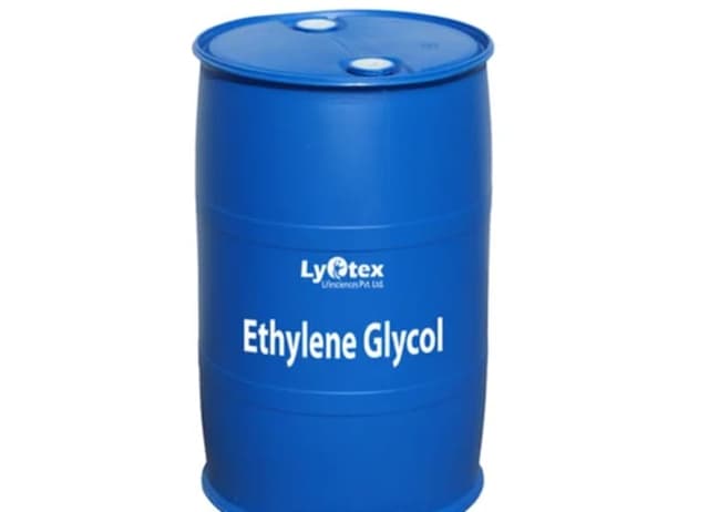 Drum of Ethylene Glycol for industrial use