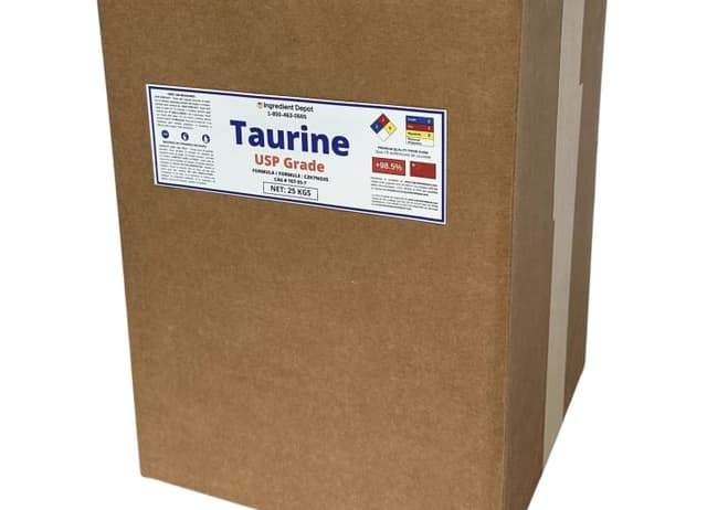 Taurine USP Grade 25 kg box
