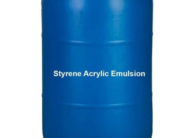 Blue drum of Styrene Acrylic Emulsion