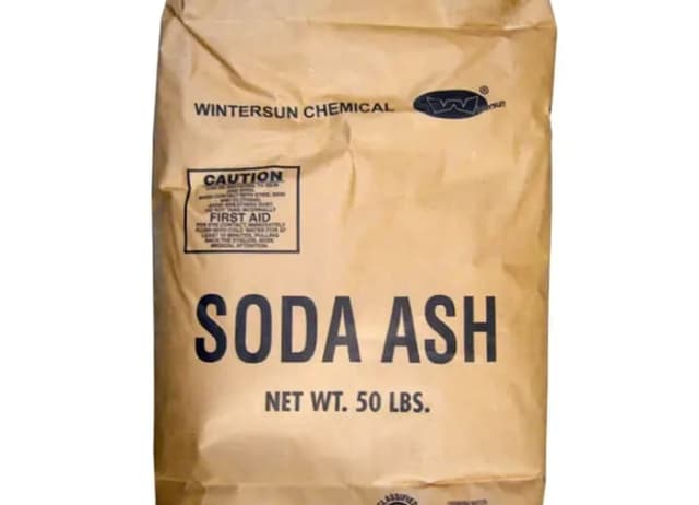 Soda Ash in a 50 lb bag from Wintersun Chemical