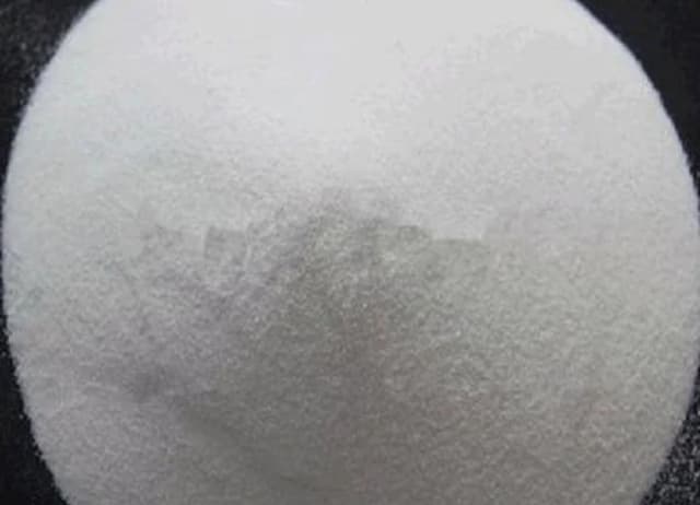 White crystalline powder of sodium bicarbonate