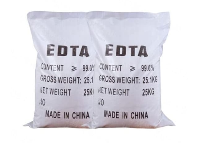 25 kg bags of EDTA with a purity of >=99.0%