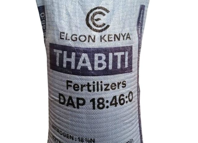50 kg bag of DAP fertilizer from Elgon Kenya
