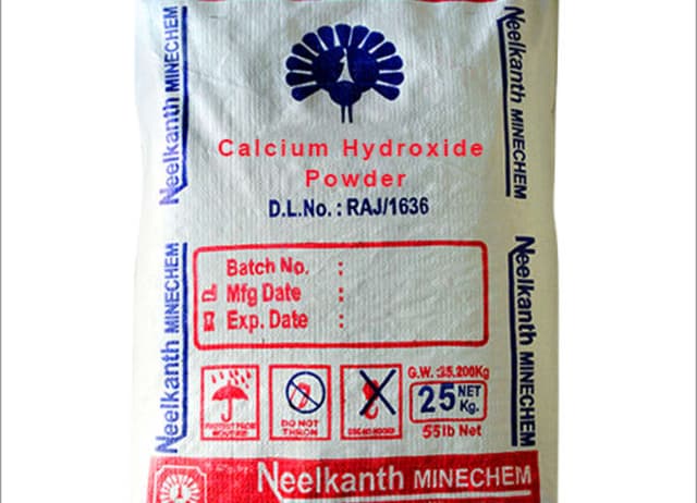 Calcium Hydroxide Powder in 25 kg bag