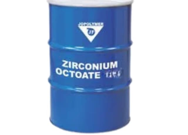 Blue drum of Zirconium Octoate
