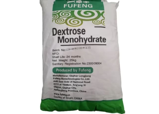 25 kg bag of Dextrose Monohydrate