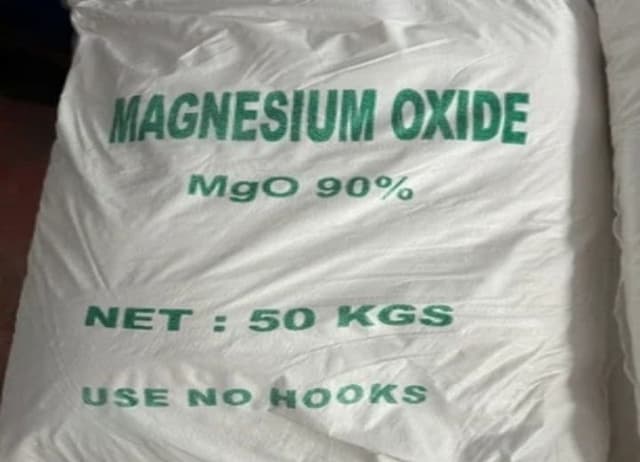 50 kg sack of Magnesium Oxide with 90% purity