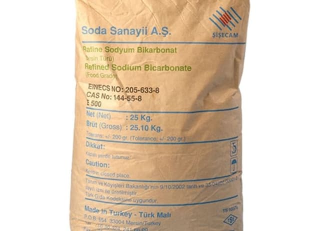 25 kg bag of refined sodium bicarbonate